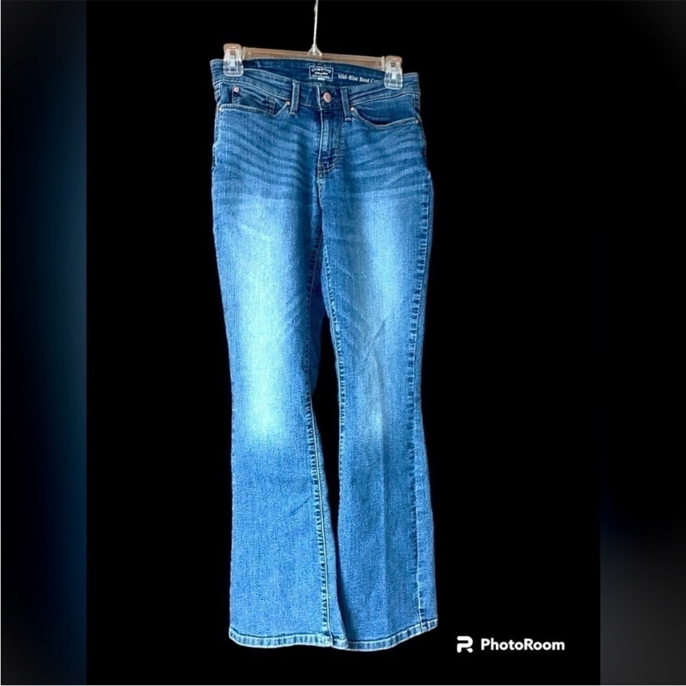 Size W27xl30 Levi Strauss Medium Wash Mid-Rise Bootcut Jeans